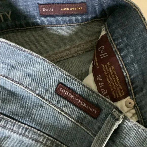 Citizens of Humanity | Devote Rocker Ultra Flare Jeans | Sz 26 - Picture 4 of 9